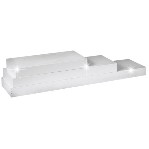 Poliţă, strălucire albă, 120x25, GANA FY 11044-1 - - Roveli