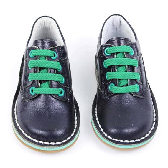 Pantofi usori din piele naturala , pentru copii , cu talpa cusuta 2635-BLEUMARIN/V, Culoare (12): Bleumarin, Marime (12): 24 - 4- Roveli