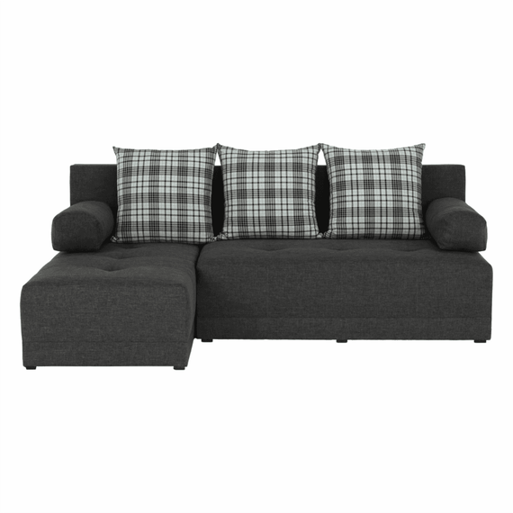 Colţar, gri/perne model, stânga, MEXX NEW - 8- Roveli