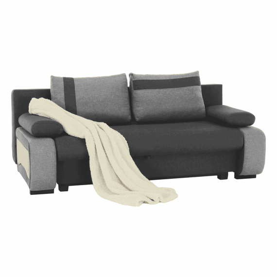 Canapea extensibilă, gri închis/gri deschis, BOLIVIA - 8- Roveli