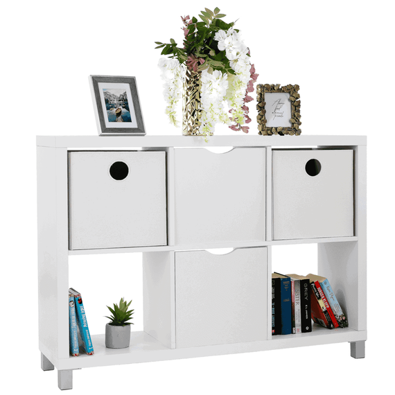 Dulap biblioraft, alb, TOFI 4 NEW - 4- Roveli