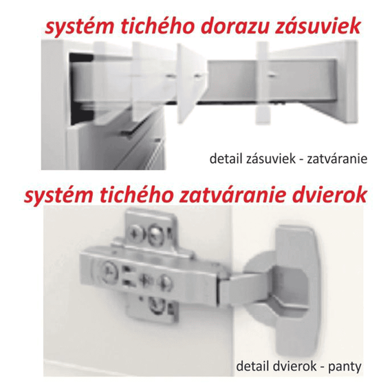 Dulap superior, G80, alb super luciu HG, LINE ALB G80 - 5- Roveli