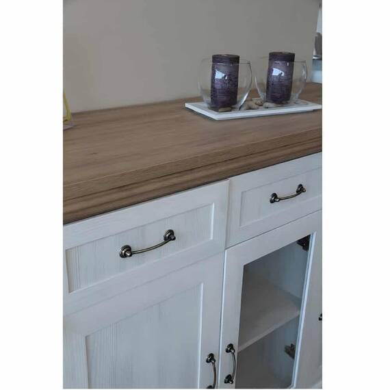 Biblioraft, pin nordic/stejar sălbatic, ROYAL RW - 3- Roveli