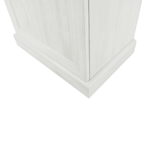 Vitrină, pin nordic/stejar sălbatic, ROYAL W1D - 3- Roveli