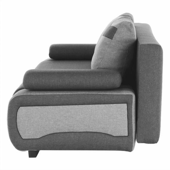 Canapea extensibilă, gri închis/gri deschis, BOLIVIA - 6- Roveli