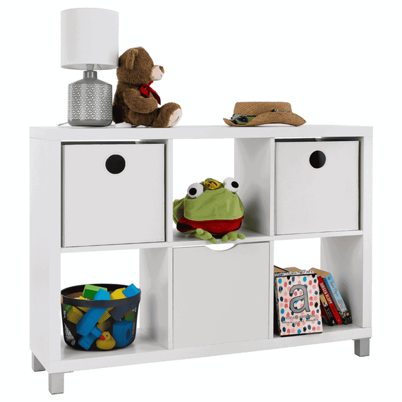 Dulap biblioraft, alb, TOFI 4 NEW - 5- Roveli