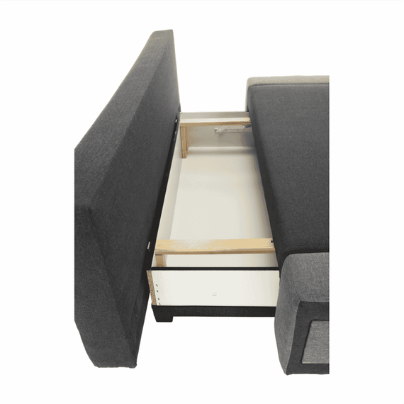 Canapea extensibilă, gri închis/gri deschis, BOLIVIA - 10- Roveli