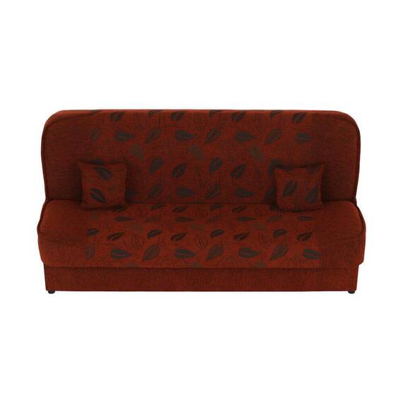 Canapea extensibilă, material textil cărămiziu/model, ASIA NEW - 5- Roveli