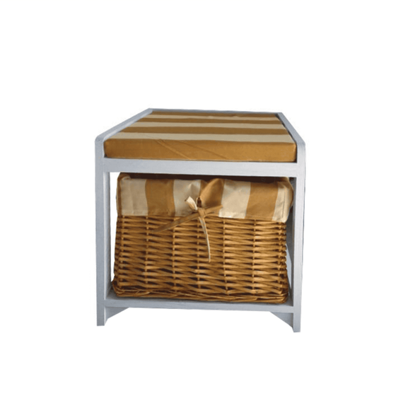 Băncuţă, alb/miere, GINGER 3 NEW - - Roveli