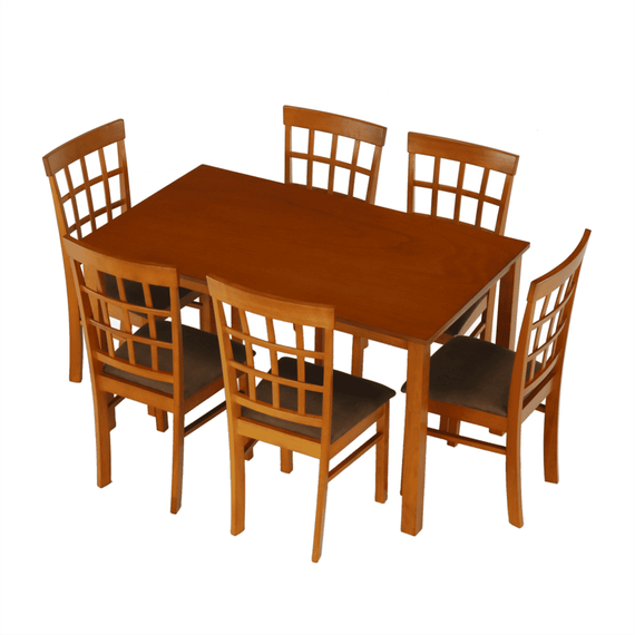 Set dining 1+6, cireş, GRID NEW - 5- Roveli