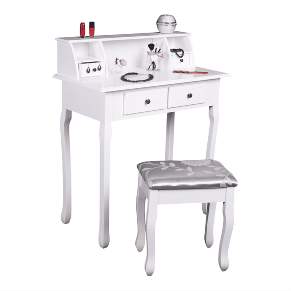 Măsuţă de toaletă, alb, RODES NEW - - Roveli