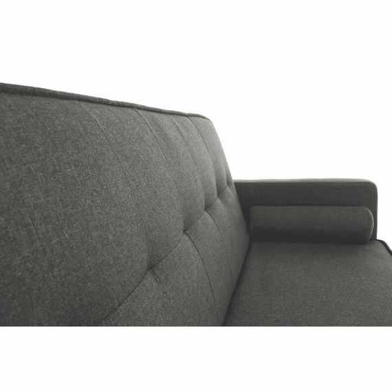 Canapea extensibilă, material gri, OTISA - 9- Roveli