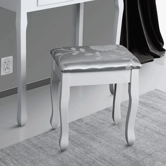 Măsuţă de toaletă, alb, RODES NEW - 4- Roveli