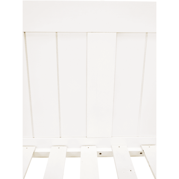 Pat cu pat suplimentar, lemn de pin, alb, 90x200, GLAMIS - 3- Roveli