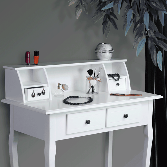 Măsuţă de toaletă, alb, RODES NEW - 3- Roveli