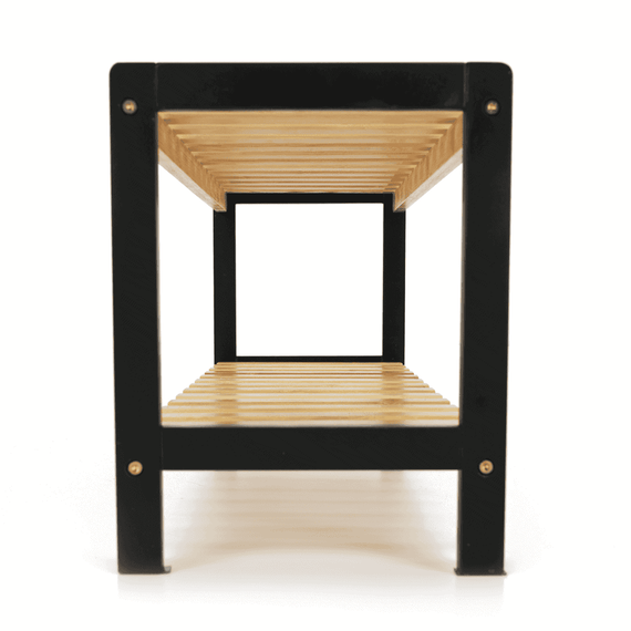 Cutie pantofi, natural / negru, KONTRE - 11- Roveli