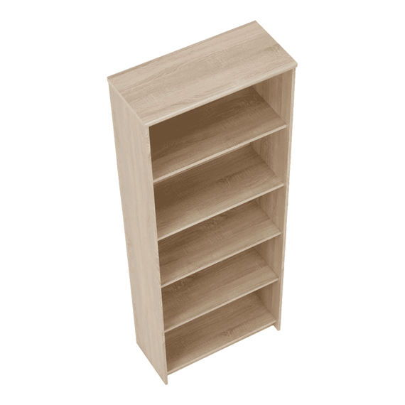 Dulap biblioraft, stejar sonoma, JOHAN 2 NEW 04 - 6- Roveli