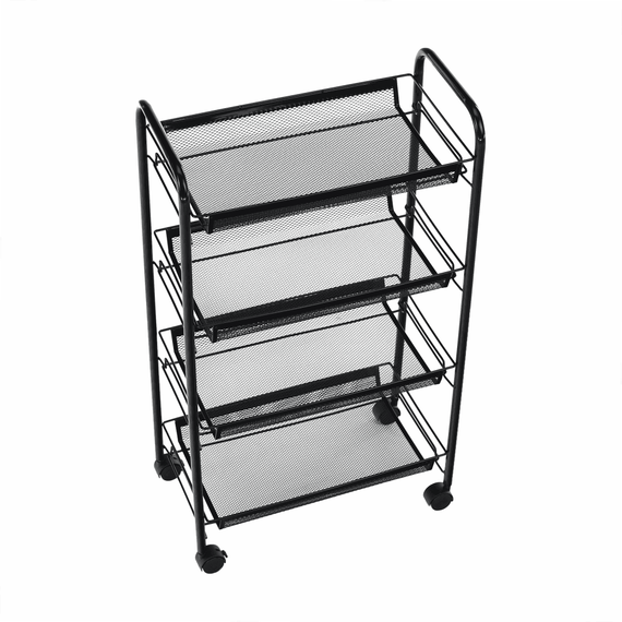 Cărucior de servire, negru, MYRIS - 12- Roveli