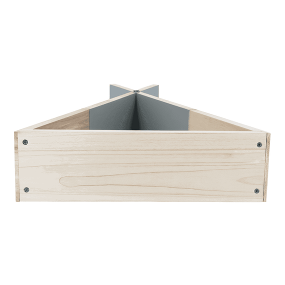 Raft pentru copii, gri / natural, JOLI - 3- Roveli