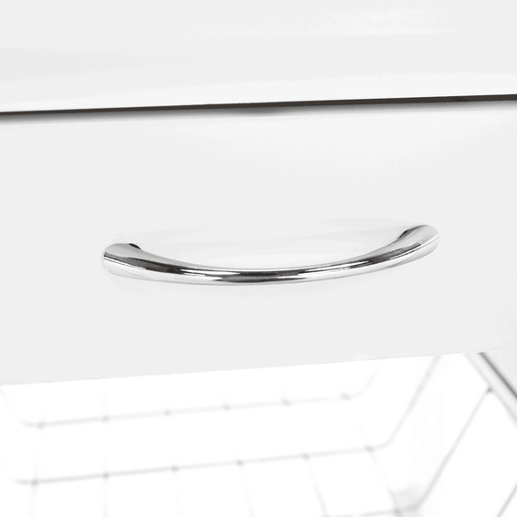 Cărucior de servire, alb, KORUS - 11- Roveli