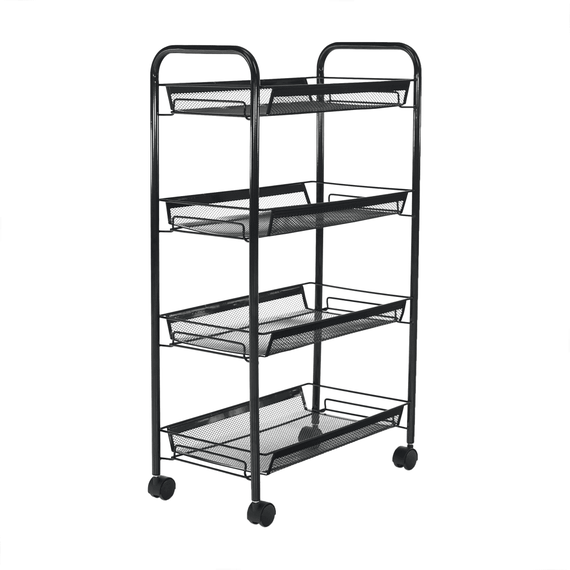 Cărucior de servire, negru, MYRIS - 13- Roveli