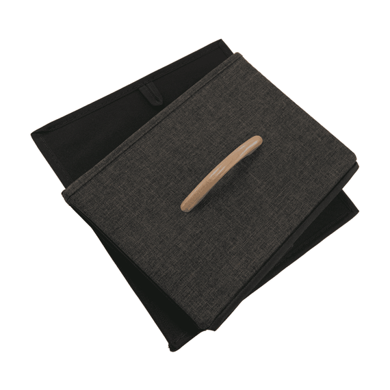 Comodă cu sertare din material textil, bej/maro deschis/maro închis, HAZEL TYP 1 - 4- Roveli