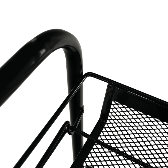 Cărucior de servire, negru, MYRIS - 2- Roveli