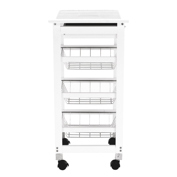 Cărucior de servire, alb, KORUS - 7- Roveli