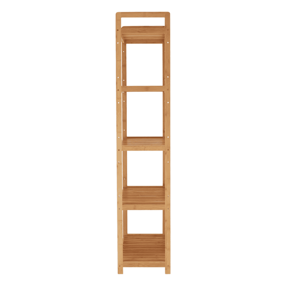 Raft cu 5 poliţe, bambus natural, FIORE TIP 3 - 8- Roveli