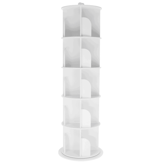 Raft pivotant, 5 poliţe, alb, ERION TIP 2 +cadou - 11- Roveli