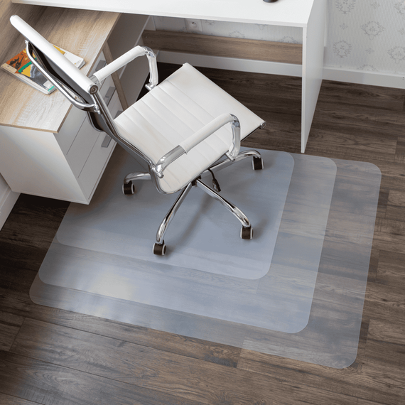 Protecţie podea sub scaun, transparentă, 140x100 cm, 0, 5 mm, ELLIE NEW TYP 3 - 7- Roveli
