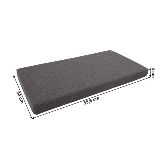 Pernă, material textil gri, BERGI NEW - 3- Roveli