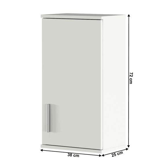 Dulap suspendat, alb mat LESSY NEW 04 - 2- Roveli