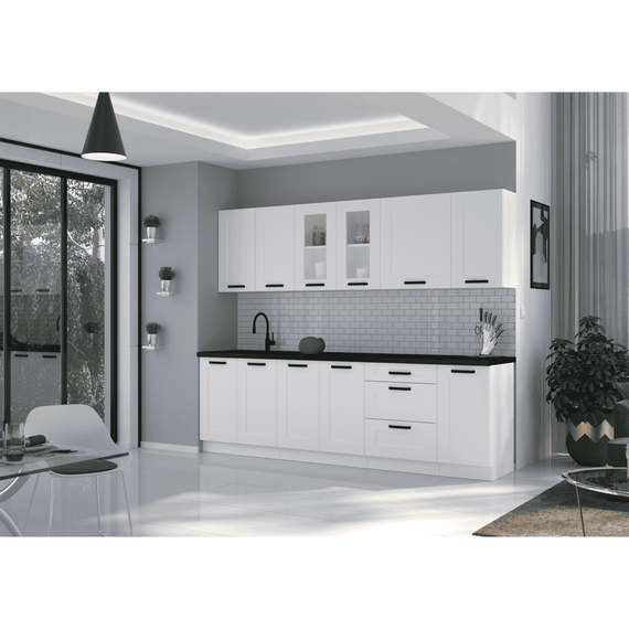 Dulap superior, alb, LULA 80 G-72 2 F - 6- Roveli