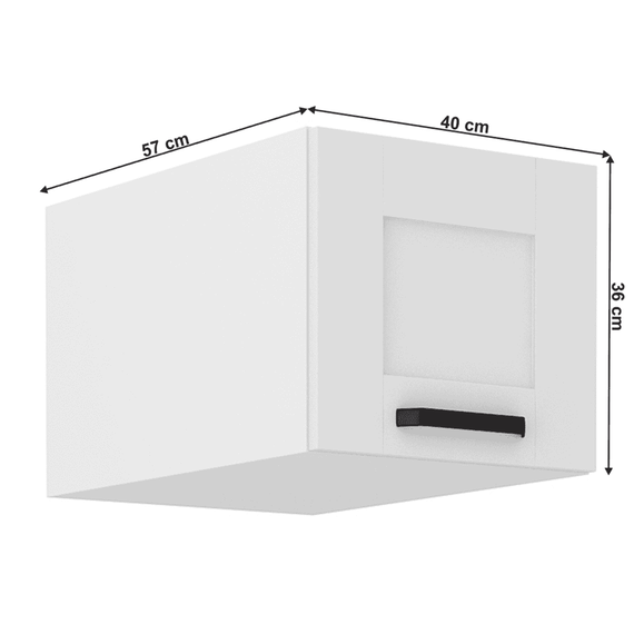 Dulap superior, alb, LULA 40 NAGU-36 1F - 2- Roveli
