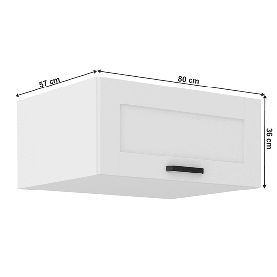 Dulap superior, alb, LULA 80 NAGU-36 1F - 2- Roveli