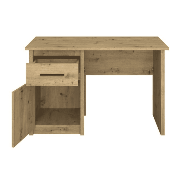 Masă PC 1D1S/120, stejar Artisan, AIRON - 4- Roveli