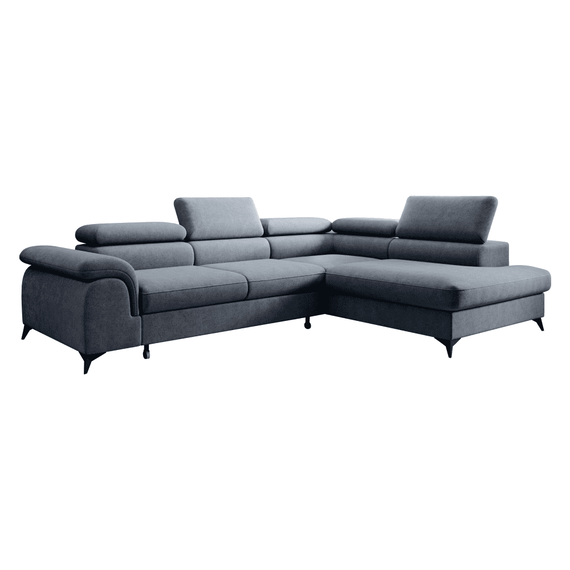 Set canapea extensibilă, gri, dreapta, PONY ROH - - Roveli