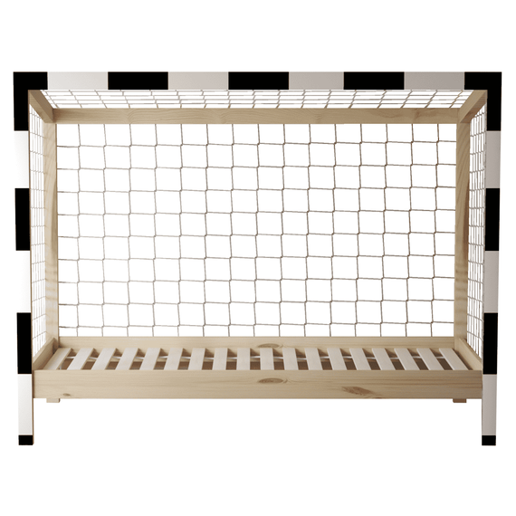 Pat Montessori, natural/alb/negru, 90x200, FUTAL - 4- Roveli