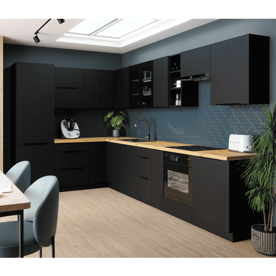 Uşă de maşină de spălat vase, negru, SIBER ZM 570x596 - 3- Roveli