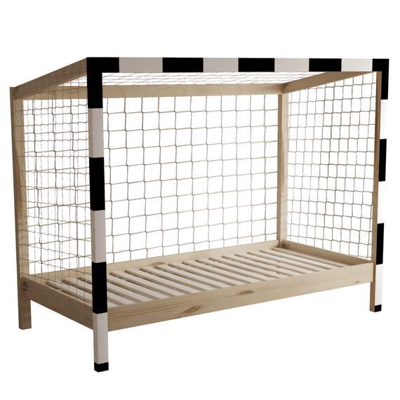 Pat Montessori, natural/alb/negru, 90x200, FUTAL - 3- Roveli