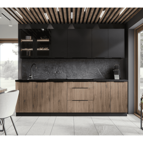 Uşă de maşină de spălat vase, negru, SIBER ZM 713x446 - 2- Roveli