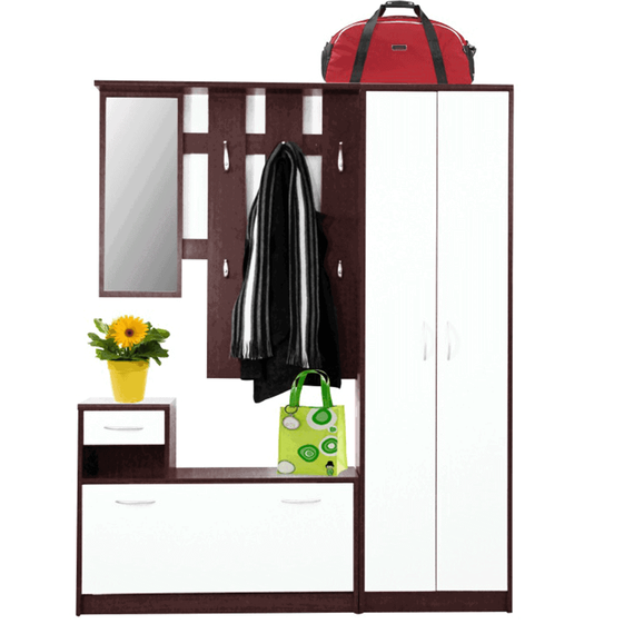Set vestibul, wenge, alb MECKI - 2- Roveli