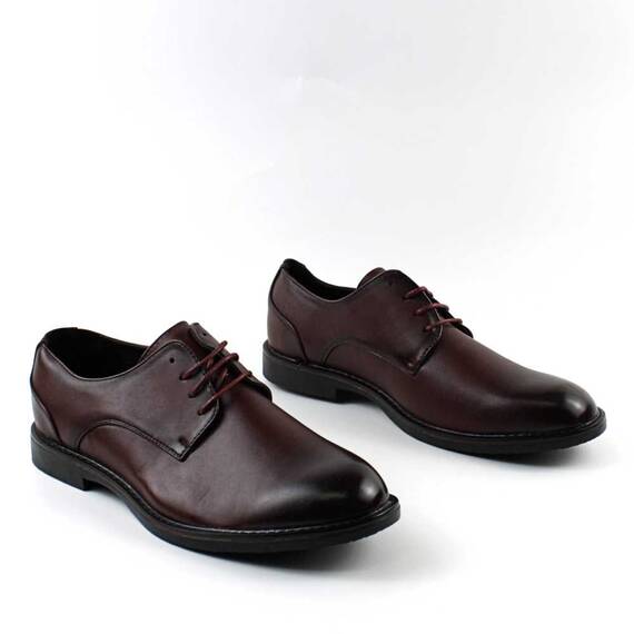 Pantofi barbatesti ,smart casual ,  A1856-5-WINE - 2- Roveli