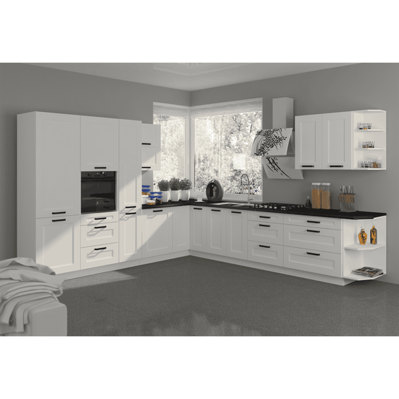 Blat de lucru, grosime 3,8 cm, 6499, marmură roma - 3- Roveli