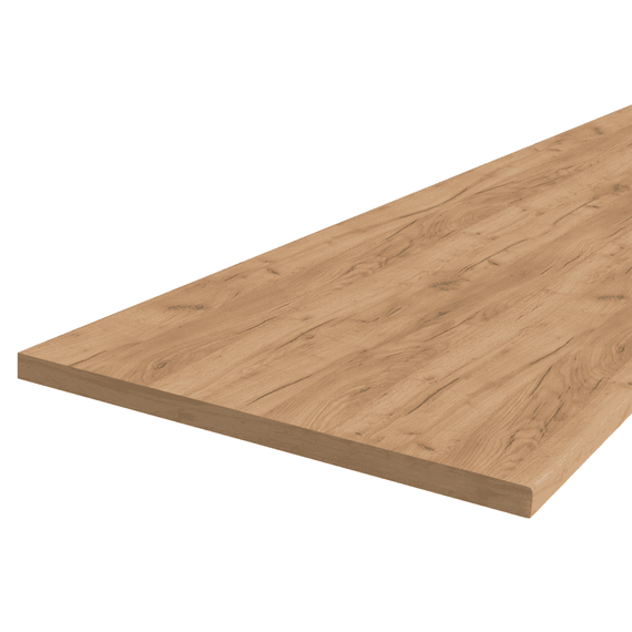 Blat de lucru, K003, grosime 3,8 cm, stejar artisan auriu - - Roveli
