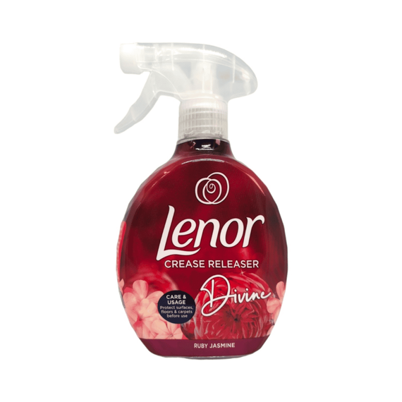 Odorizant textile spray antisifonare Lenor Ruby Jasmine, parfum intens si luxos, 500 ml - - Roveli