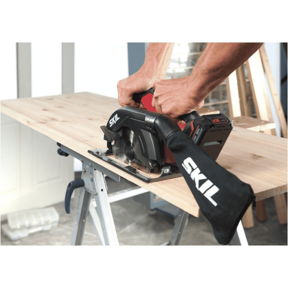 Fierastrau electric circular Skil, acumulator Li-ion PWRCORE 20 V, 2 Ah, adancimea de taiere maxim 54 mm, diametrul panzei 165 mm, 4500 rot/min, geanta de transport - 7- Roveli