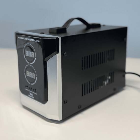 Stabilizator de tensiune cu servomotor Well, capacitate de 1000VA, putere nominala de 600W, afisaj LED, protectie la supraincalzire, subtensiune, suprasarcina, avertizare sonora, 320 x 170 x 200 mm - 3- Roveli
