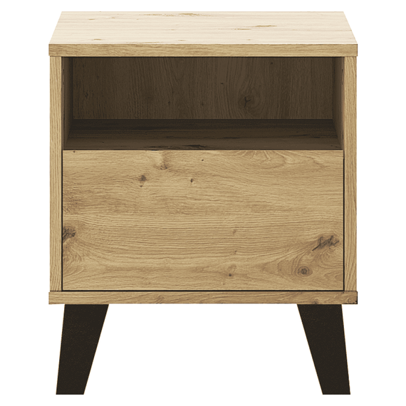 Noptieră stejar artisan, BOGAN NEW 1S - 2- Roveli